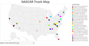 NASCAR  Track Map