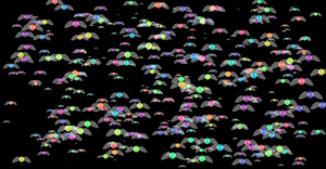 Bees with Random Colors