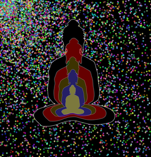 Fork of Fork of Buddha in colors -overlapping Buddha