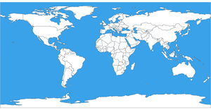 Fork of world map
