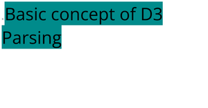 First steps in parsing data