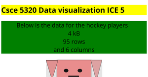 Csce 5320 Data Visualization ICE 5
