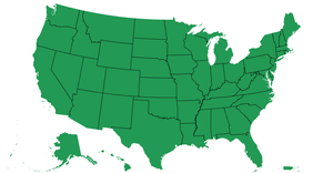 USA Country Map