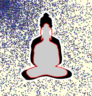 Fork of Fork of Fork of Fork of Fork of Fork of Buddha in colors -overlapping Buddha