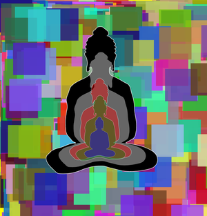 Buddha in colors