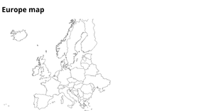 Europe Map ICE8