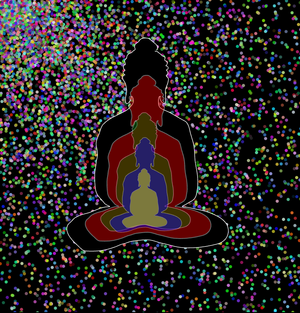 Fork of Fork of Fork of Fork of Fork of Buddha in colors -overlapping Buddha
