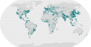 Cities on World Map