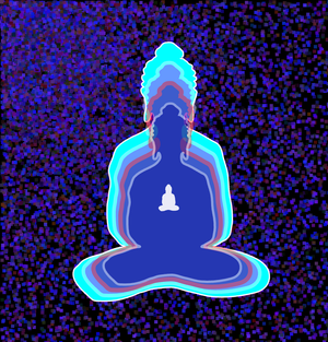 Fork of Fork of Fork of Fork of Fork of Buddha in colors -overlapping Buddha