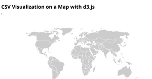 CSV Visualization on a Map with d3.js