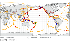 Fork of Earthquakes on Map