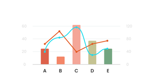SVG Bar Chart w/ Curved Line