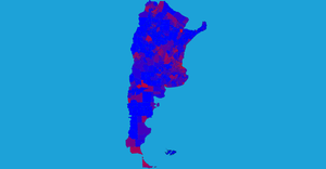 Choropleth Map Argentina Dptos Corona