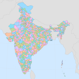India Districts Map