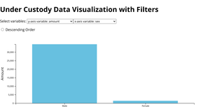 NY DOCCS Under Custody Data Visualization with Filters