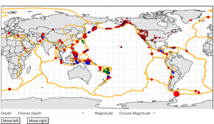 Fork of Earthquakes on Map