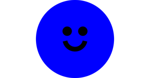Fork of emoji-like face with mouth (D3)