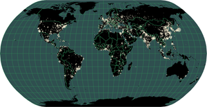 Sized Points on a Map