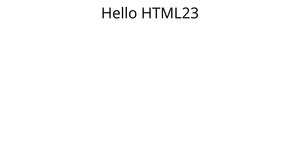 HTML Starter