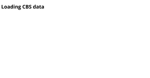 Loading CBS data