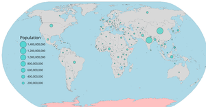 Circles on a Map