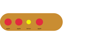Bowl of Fruits: Hover to Select
