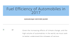Fuel Efficiency