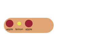 Bowl of fruit - hover to select