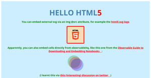 Hello HTML5