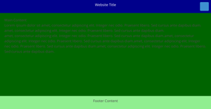 Sliding Navigation Panel Example