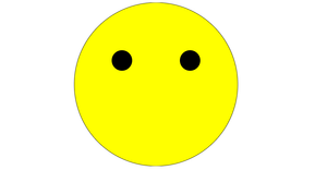 yellow face use D3.js