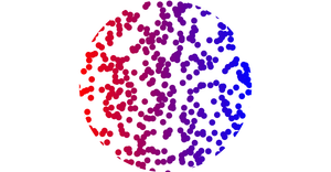 Scatter Plot with gradient mask