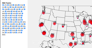 NBA Teams Mapping Polishing