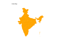 India map using Topojson