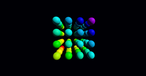 3D Cube of Spheres