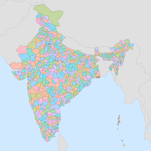 India Districts Map