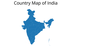 Country Map of India