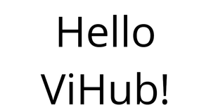 Hello VizHub
