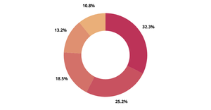 Pie chart in React & D3 - donations data
