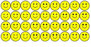 smiley faces