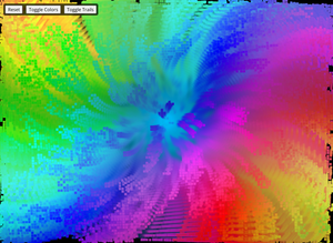 Vibecoding Test - Psychedelic Game of Life