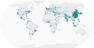 Sized Points on a Map
