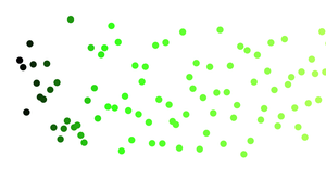 Circles with random color picker