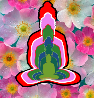 Fork of 2 to 6 FACE BUDDHA