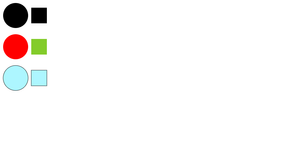 Shapws with SVG and CSS