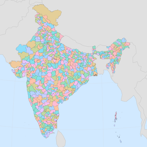 India Districts Map