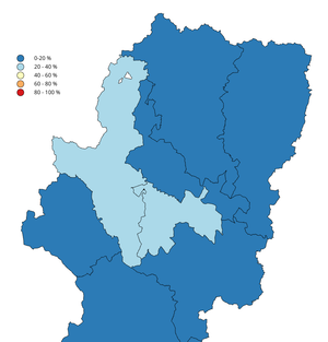 mapa Aragón usuarios de SAS