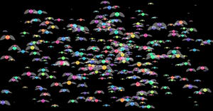 Bees with Random Colors