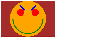 Animated happy to evil face (click to see transformation)