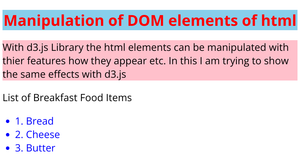 DOM Manipulation